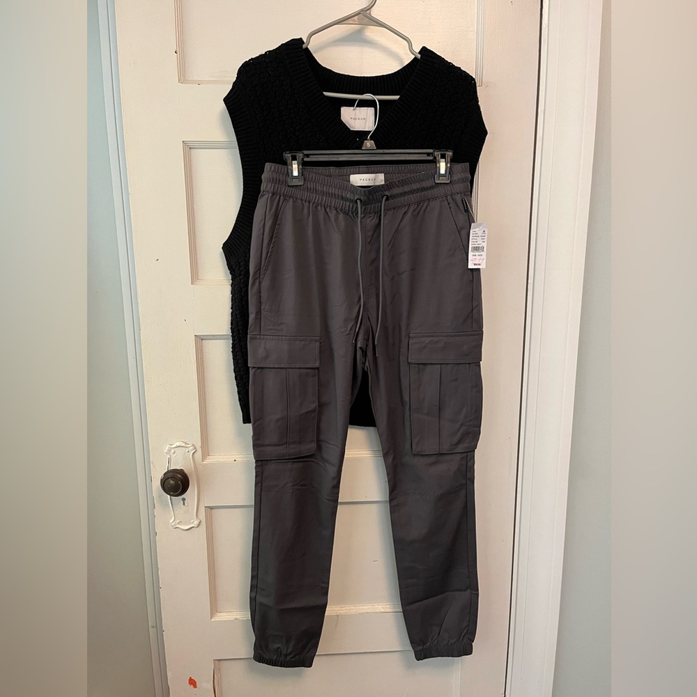 Men’s Pacsun sweater vest and pants